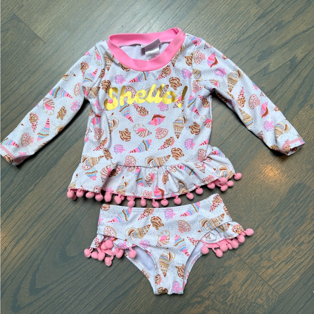 Super cute Toddler Two piece Bathing Suit